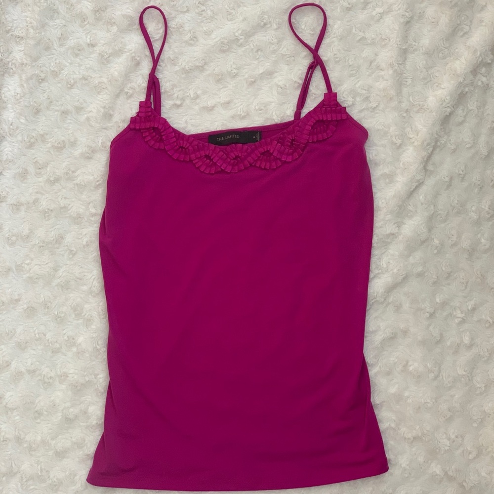 NWOT The Limited Fuchsia Cami